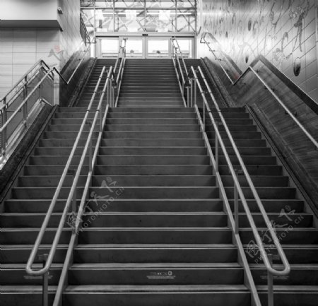 地铁楼梯高清图片