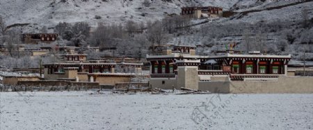 藏区民居图片