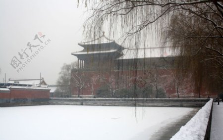 故宫雪景紫禁城皇帝冬天图片