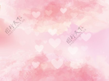 粉色水彩背景图片