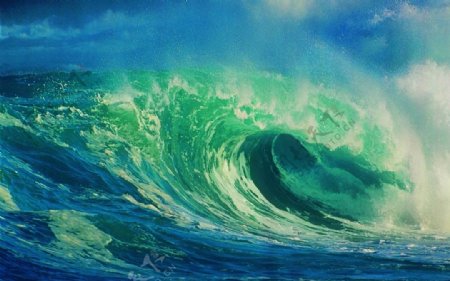大海的海浪图片
