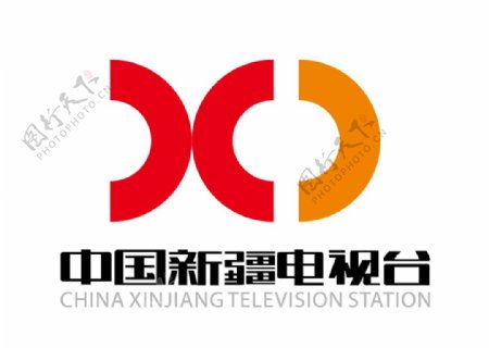 新疆电视台台标标志LOGO图片