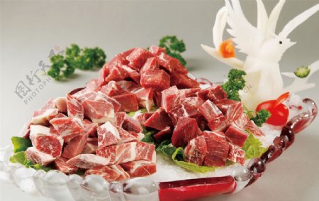 羊肉牛肉组合图片