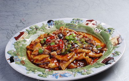 豫菜海鲜脆皮豆腐图片