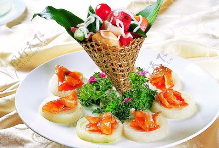豫菜沙拉银鳕鱼图片