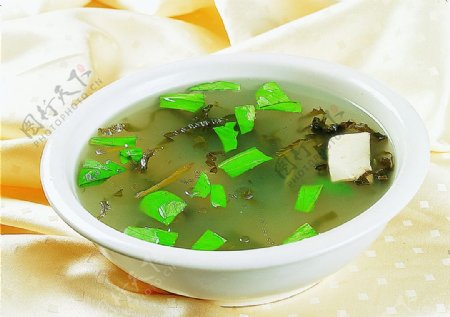 豫菜酸菜豆腐汤图片