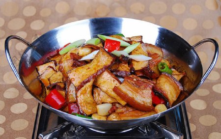 北京菜干锅香干腊肉图片