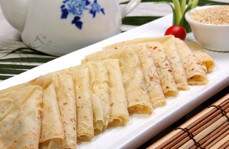 豫菜芝麻卷饼图片