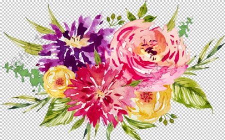 彩绘花卉图片