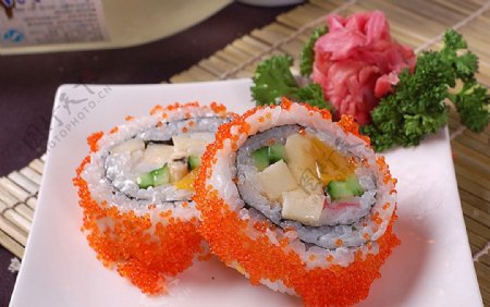 寿司类鲜蔬水果卷图片