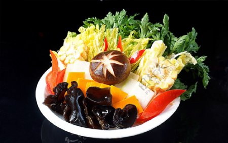 火锅配菜素食组合图片