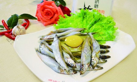 日韩料理多春鱼图片