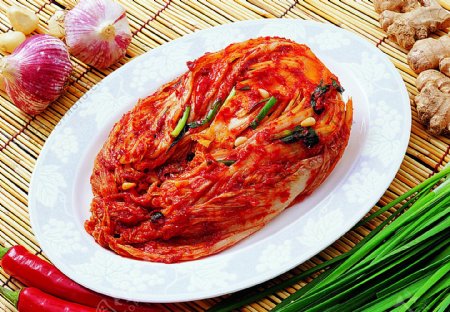 日韩料理辣白菜图片
