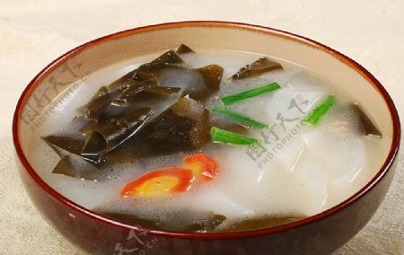 川菜白萝卜炖海带图片