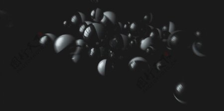 C4D模型动画膨胀的球体图片