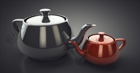C4D模型动画茶壶图片