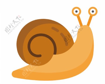卡通蜗牛素材图片