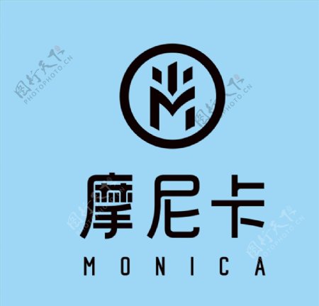 摩尼卡logo图片